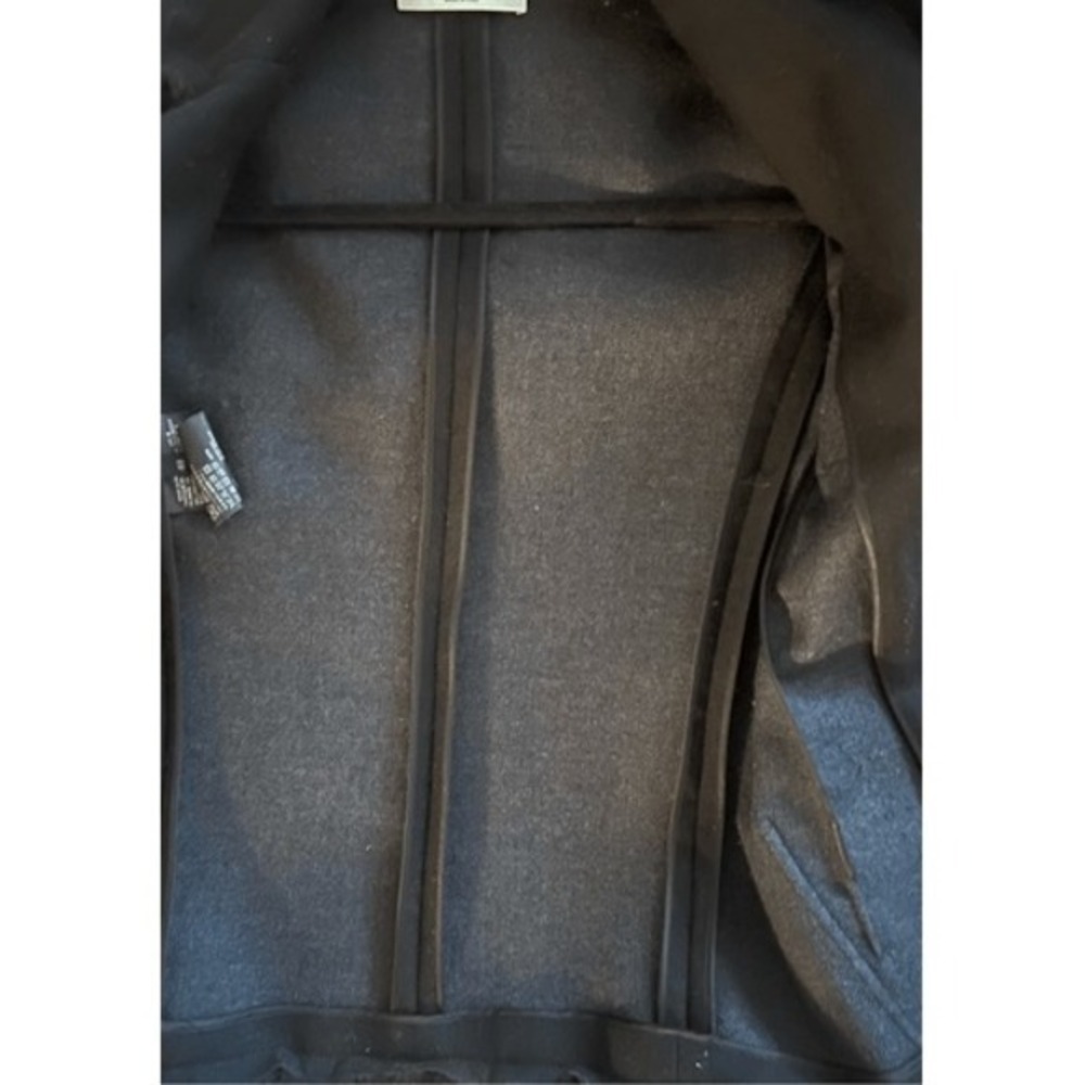 Prada blazer black sz 40 Long Sleeve Office Siren Secretary Minimalist Emo - Picture 7 of 12